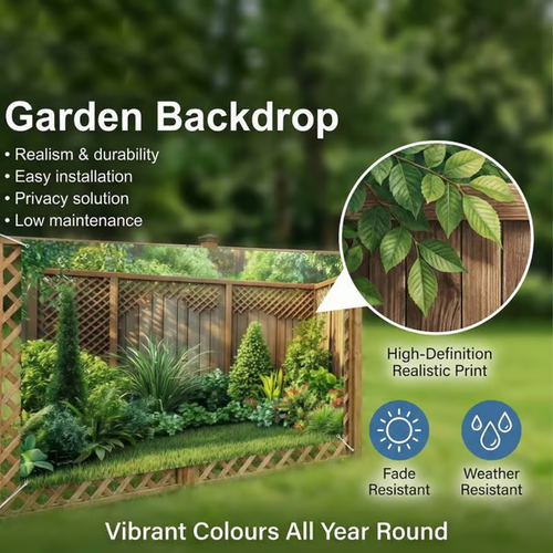 🌱Garden Backdrop Instant Greenery Low-Maintenance Serenity（No pre-drilled holes）