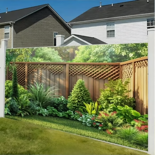 🌱Garden Backdrop Instant Greenery Low-Maintenance Serenity（No pre-drilled holes）