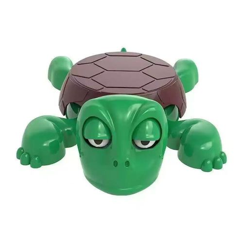 Hot-Selling King Eight Turtle Coaster Funny Plastic Squeeze Toy with Pressing Staring Eyes