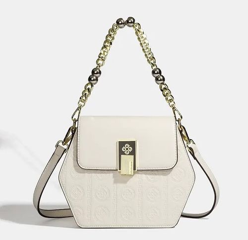 Crossbody women's bag embossed high-end crossbody bag shoulder bag fashionable temperament chain women's bag