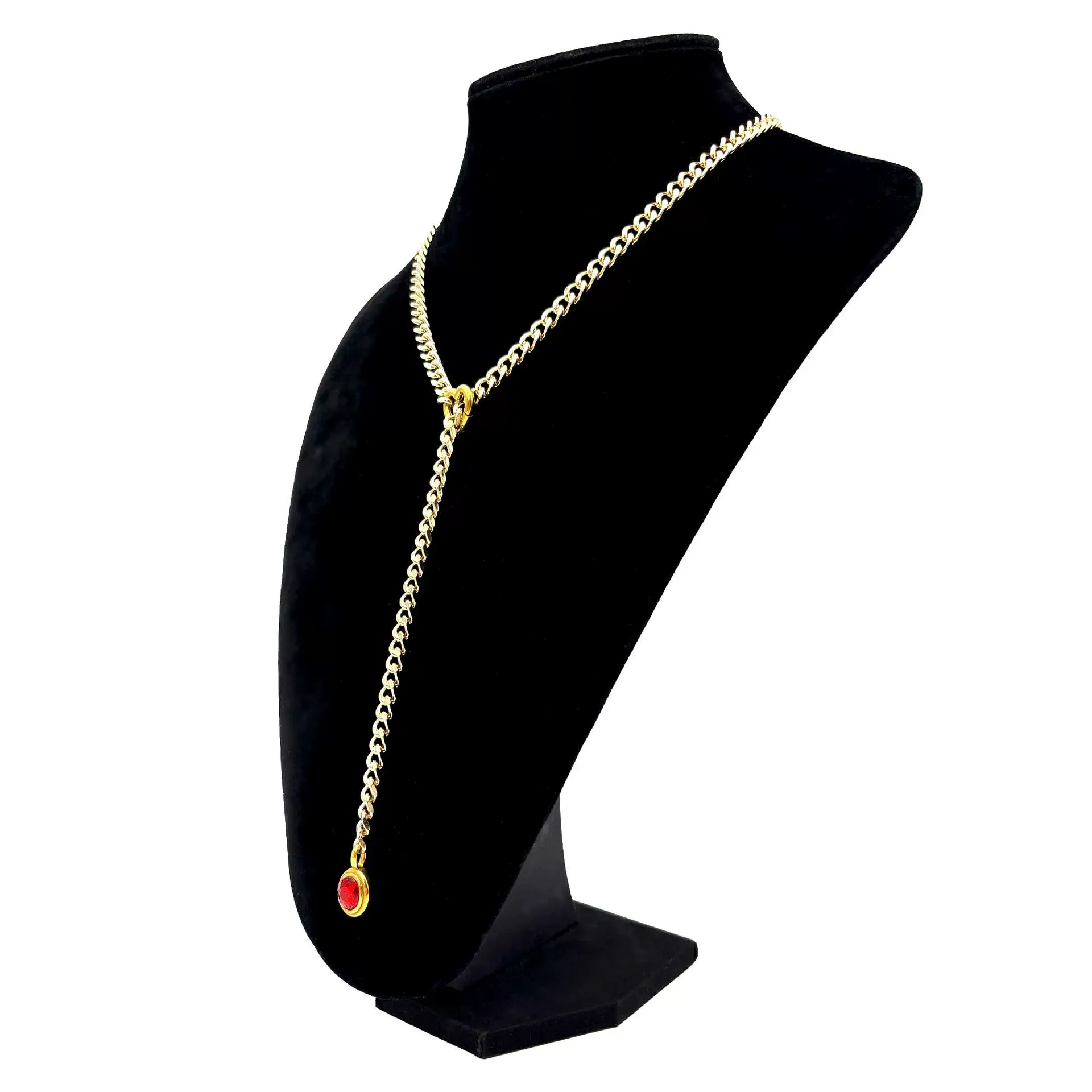 Best-selling heart-shaped Cuban chain, adjustable clavicle chain jewelry
