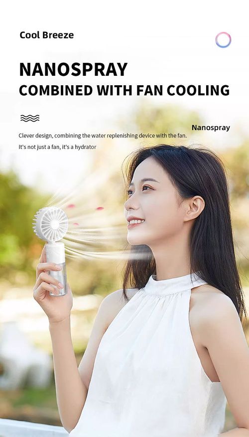 Mini outdoor fan Spray fan