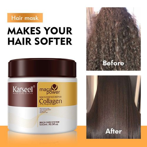 Is your hair dry and frizzy?check out this hair mask karseell you can use at home 💕