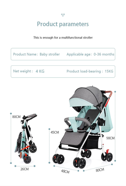 Simplify outings with our Ultra-Light Foldable Stroller!