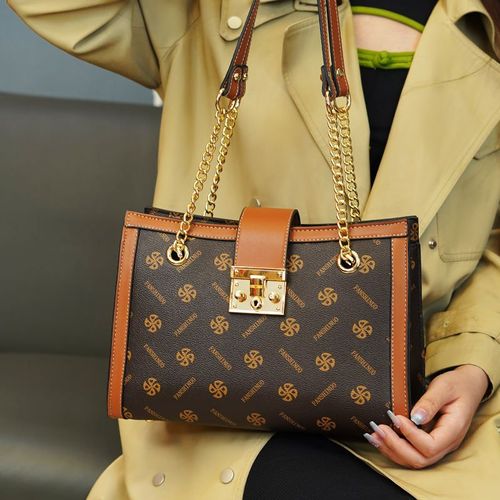2025 Luxury Designer Handbags for Women Trendy Leather Shoulder Bags Tote Purses Custom Ladies Fashion Bags with Chain
