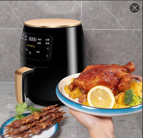 Cook smarter with QuickAir Fryer! ✨ Uses 90% less oil, cooks faster, and crisps perfectly—ideal for fries, chicken, veggies, and more! 🍗🌿