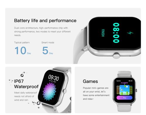 8763 Chip Zl54C Smart Watch Hombre Mujer Bp Heart Rate Monitoring Fitness Ip67 Sports Wrist Relogio Smartwatch