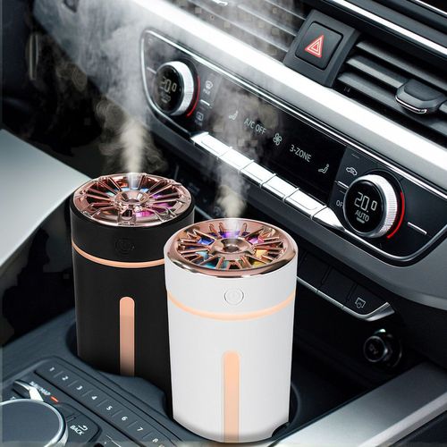 Car Air Purifier Humificador 7 Colors Led 300ML Ultrasonic Aroma Diffuser Portable Electric Car Aroma Humidifier