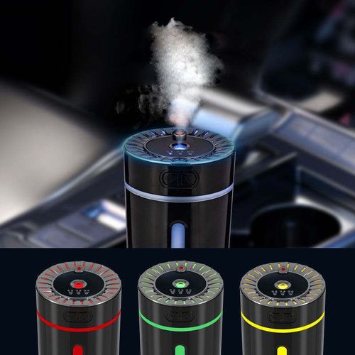 Car Air Purifier Humificador 7 Colors Led 300ML Ultrasonic Aroma Diffuser Portable Electric Car Aroma Humidifier