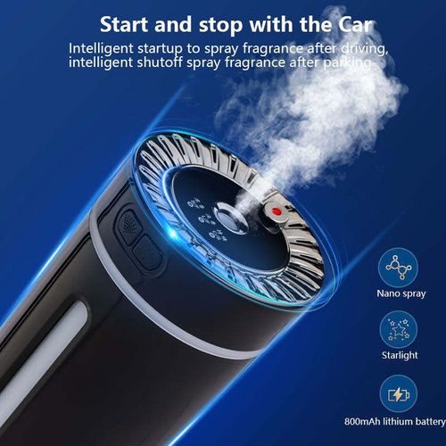 Car Air Purifier Humificador 7 Colors Led 300ML Ultrasonic Aroma Diffuser Portable Electric Car Aroma Humidifier
