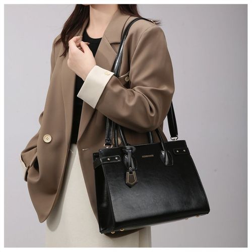 New light luxury fashion simple shoulder bag women's commuting trendy temperament handbag