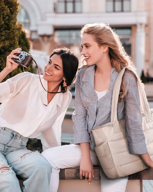 Puffer Tote Bag for Women Lightweight Puffy Tote Bag with Compartments Quilted Shoulder Bag Handbag for Travel Work