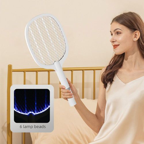 Usb Rechargeable Raquette Moustique Mosquito Killer Electric Mosquito Racket Fly Zapper Electric Fly Swatter