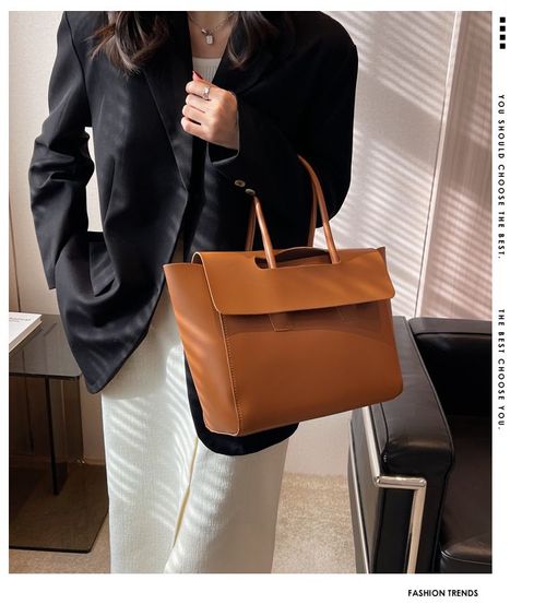 High-end large bag women's bag 2025 new Korean style large capacity handbag