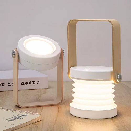 New LED Lantern Light Night Light Creative Folding Eye Protection Desk Lamp USB New Unique Home Gift Atmosphere Light