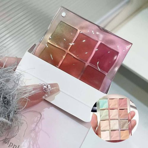 Private Label New Design 12 Color Water Light Ripple Eye Shadow Pearl Matte Highlight with Shimmer Finish