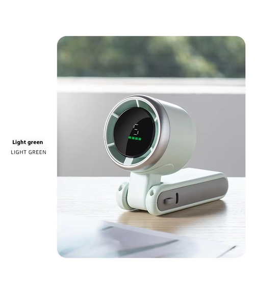 Hot Sale Portable USB Turbine Cooler Fans Rechargeable Mini Folding Fan High-Speed Cooling Electric Handheld Turbo Fan