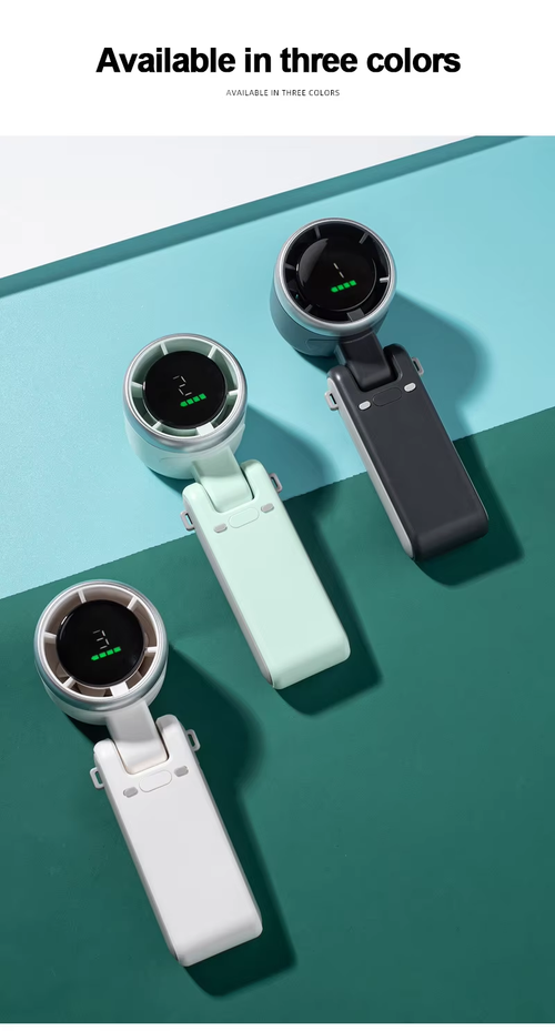 Hot Sale Portable USB Turbine Cooler Fans Rechargeable Mini Folding Fan High-Speed Cooling Electric Handheld Turbo Fan