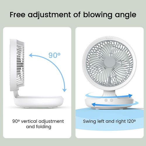 Fashion LED Breathing Light Portable USB Mini air Circulating Fan