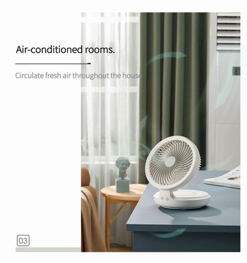 Fashion LED Breathing Light Portable USB Mini air Circulating Fan