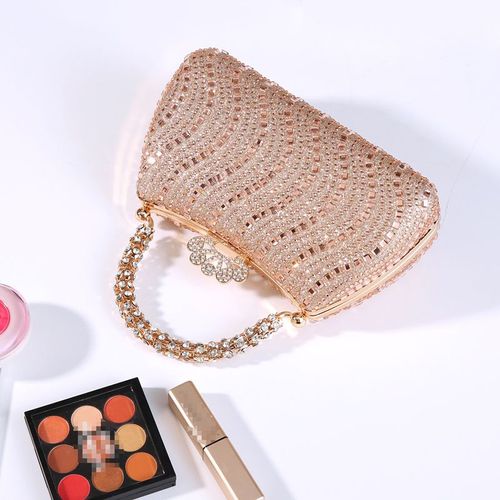 Trendy Luxury Fashion Diamonds Women's Handbags Full Rhinestone Design Party Clutch Bag （ Delivery in 3 days ）