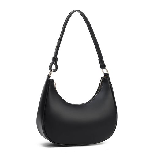 2025 women's high-end handmade shoulder bag underarm bag niche new half-moon handbag