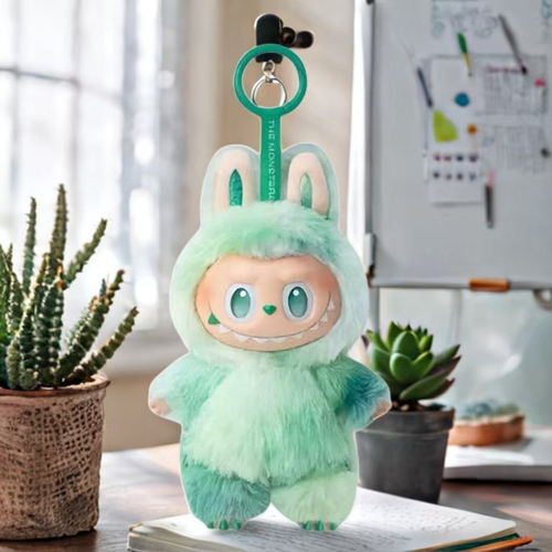 Cute doll Labub third generation front high energy series vinyl plush doll pendant trendy toy doll