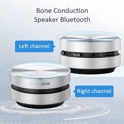 Turns Anything to Speaker Dura MOBI Bone Conduction Speaker Metal Stereo Sound Mini TWS Wireless Speaker