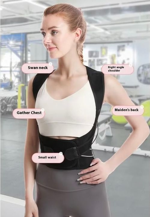 Beautiful Adult Waist Trimmer Hump Back Corrector with Shoulder Opening Posture Correction Belt for Straight Back and Waist