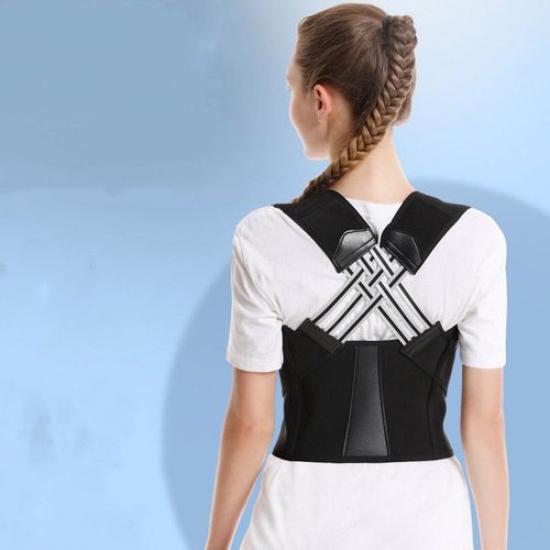 Beautiful Adult Waist Trimmer Hump Back Corrector with Shoulder Opening Posture Correction Belt for Straight Back and Waist