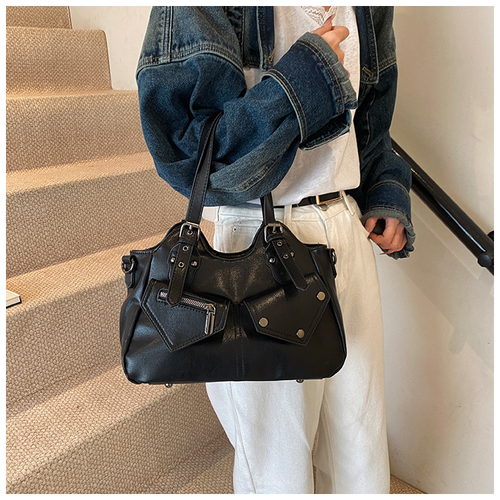 2025 Retro Style Women's Single Shoulder Crossbody Bag Stylish and Versatile Handbag with Large Capacity New Fashion Sense