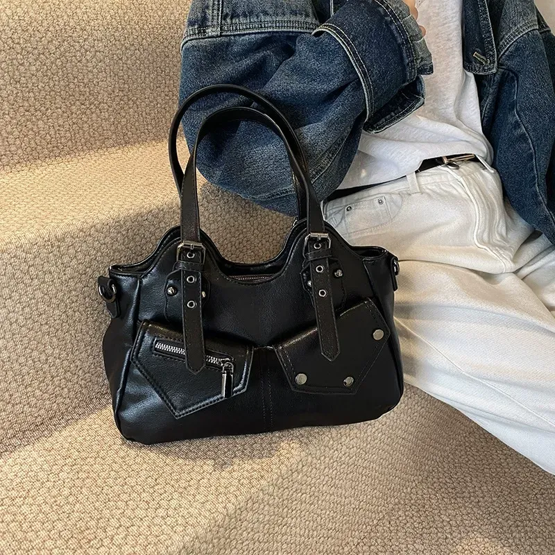 2025 Retro Style Women's Single Shoulder Crossbody Bag Stylish and Versatile Handbag with Large Capacity New Fashion Sense