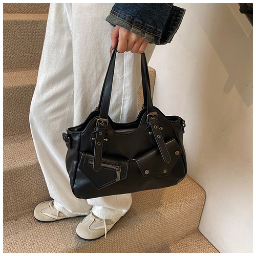 2025 Retro Style Women's Single Shoulder Crossbody Bag Stylish and Versatile Handbag with Large Capacity New Fashion Sense