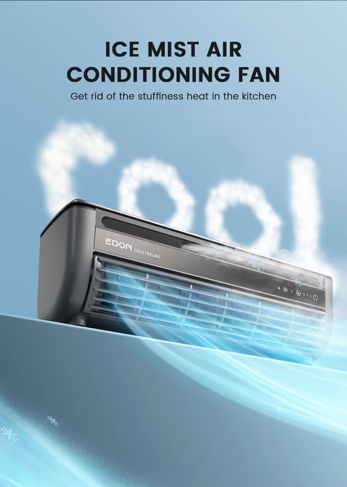 Mini DC 6000mAh Battery Rechargeable Portable Air Conditioner Mist Spray Cooler Air Cooling Fan With Water for Home