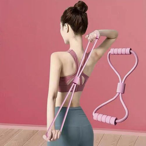 8 Shaped Resistance Indoor Gym Equipment Yoga Bands for Chest Arm Shoulder Fitness Stretch Exercise Bands