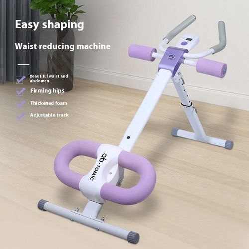 Abdominal Trainer for Home Gym Plastic Lazy Exercise Equipment Roller Wheels Slimming Belly Waist Fitness Artifact for Muscle