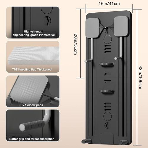 Wholesale 4 in 1 Fitness Board Home Exercise Abdomen Buttocks Leg Training Portable Pilates Board