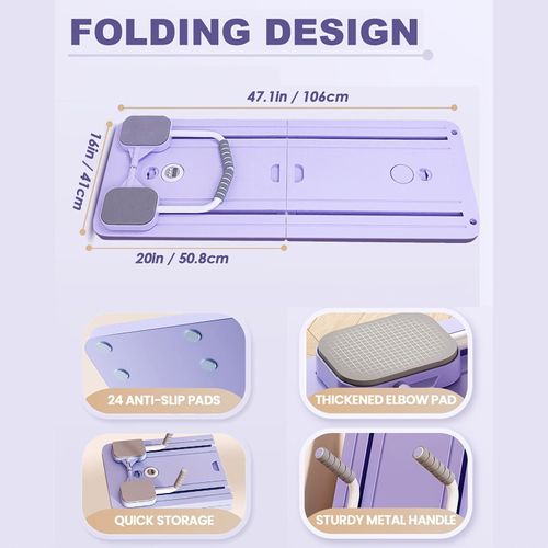 Smart Foldable Multi-Function Pilates Board for Sit-Up and Push-Up Workout Premium Pilates Equipment