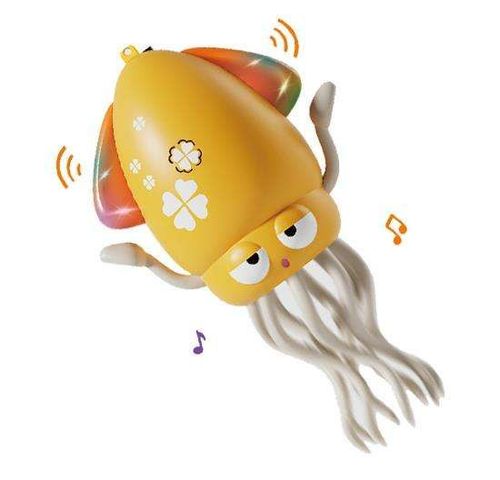 New Products Electric Induction Obstacle Avoidance Crawling Interactive Squid Game Dancing Octopus Toy With Light for Toddler