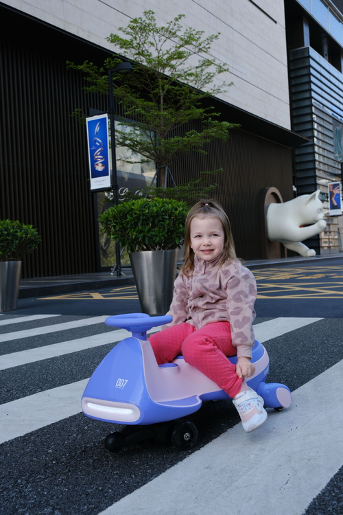 Customized Children's Twist Car Baby Twist Car Four-wheel Swing Car Anti-rollover Carver with Music Lights