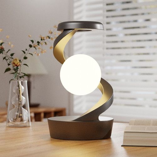 Modern Design Rotary Suspension Wireless Charging Table Lamp RGB Atmosphere Night Light with