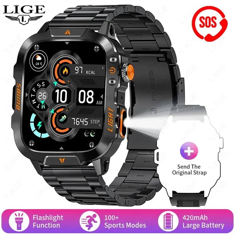 New Smart Watch Heart Rate Bluetooth Call Outdoor Sports Watch Smart Watch（ Delivery in 3 days ）