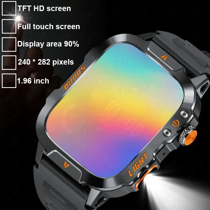 New Smart Watch Heart Rate Bluetooth Call Outdoor Sports Watch Smart Watch（ Delivery in 3 days ）