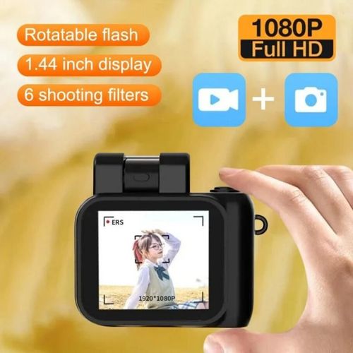 Mini Camera1080P HD Camcorder Portables Retro Travel Vlog Student Compact Camcorder Rechargeable Long Lasting