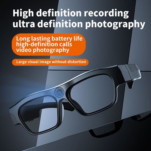 New Generation of bluetooth Glasses with Camera 32G Switchable Smart Glass Film 4K HD Lens Sunglasses bluetooth Smart