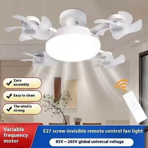 Ceiling Lamp with Remote Control Simple Quiet Ceiling Fan  Lights Home Decor lamp