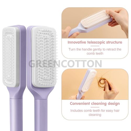 Latest New Self-Cleaning Hair Brush Retractable Hair Bristle Hair Brush