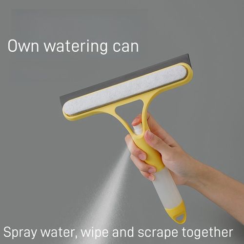 3 in 1 Double-side Glass Wiper Multifunctional Car Windshield Window Cleaner Windows Squeegee with Spray Bottle