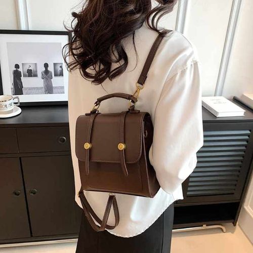 Simple and Fashionable Ladies  Backpack, Casual Small Backpack