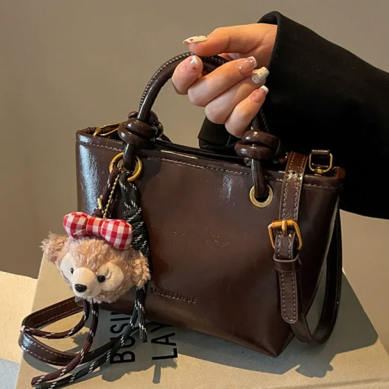 New Versatile Bag for Women  Handheld Leather Niche Bag Light Luxury Handbag Shoulder Bag